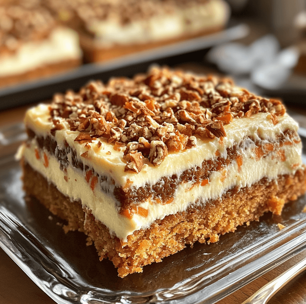 The Best Carrot Cake Tray Bake You’ll Ever Taste