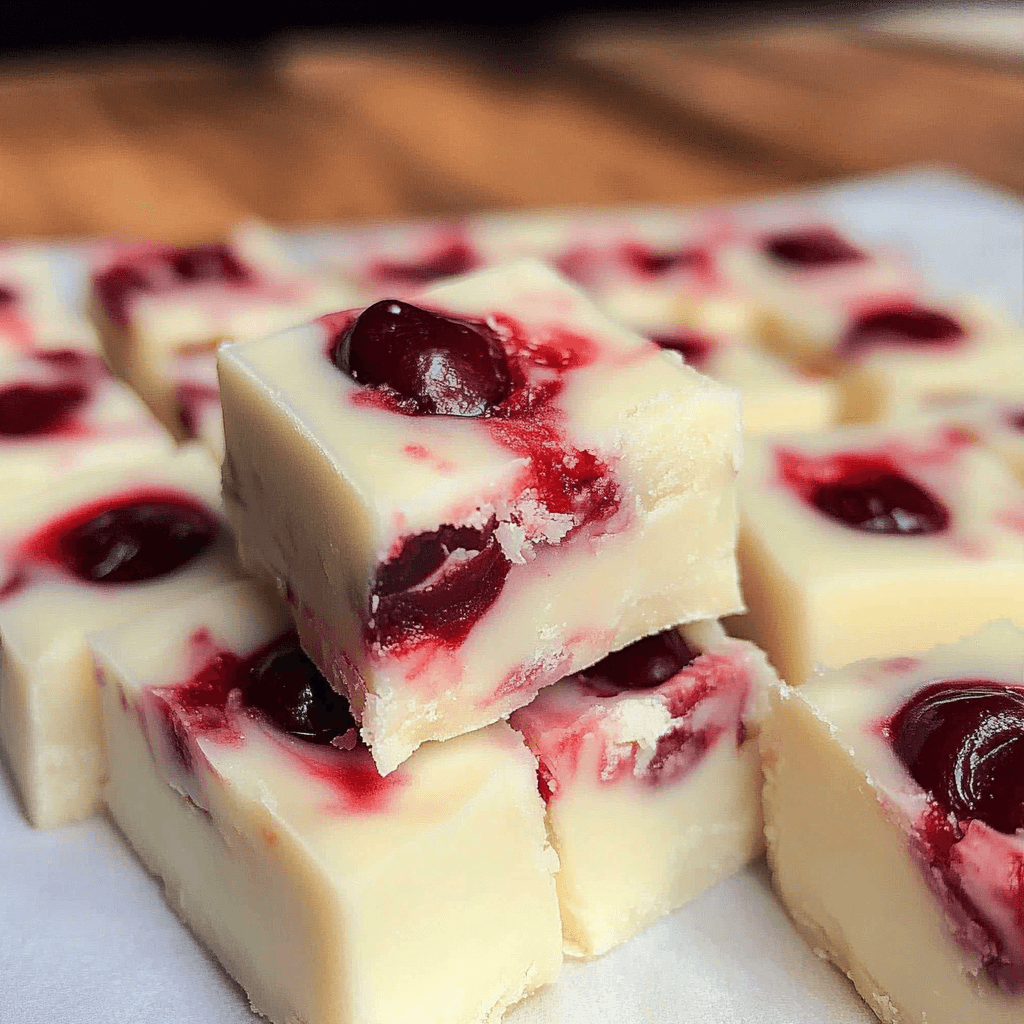 White Chocolate Cherry Fudge: Your New Go-To Holiday Dessert