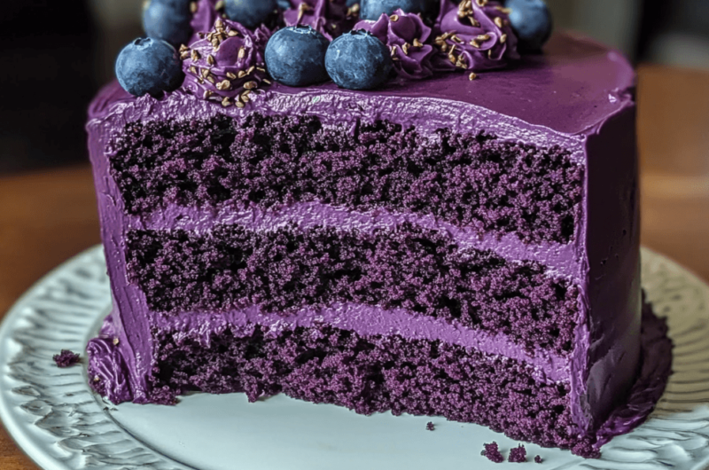 Easy Purple Velvet Cake Recipe for a Show-Stopping Dessert