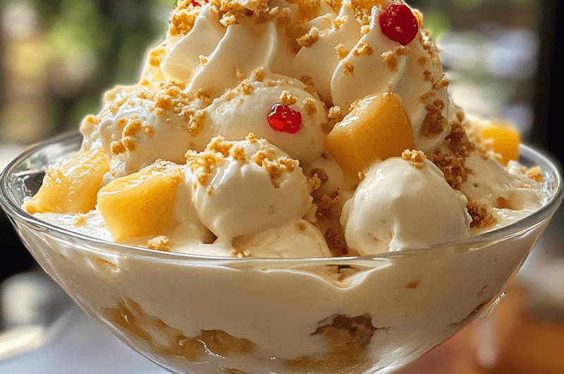 How to Make an Ice Cream Sundae Piña Colada