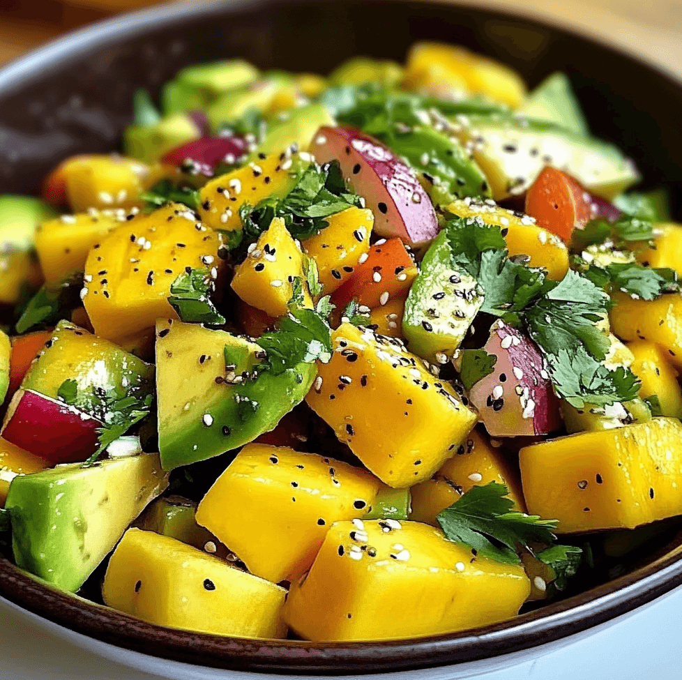 Easy Avocado Mango Salad Recipe for a Light and Flavorful Meal