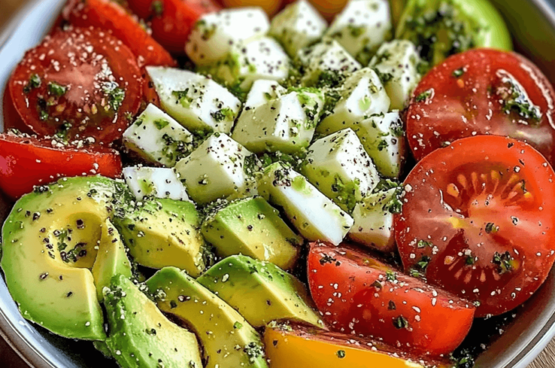 Your New Favorite Salad: Delicious Avocado and Tomato Salad in Minutes