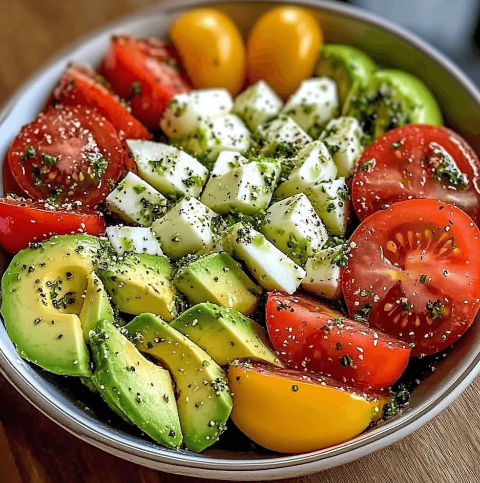 Your New Favorite Salad: Delicious Avocado and Tomato Salad in Minutes