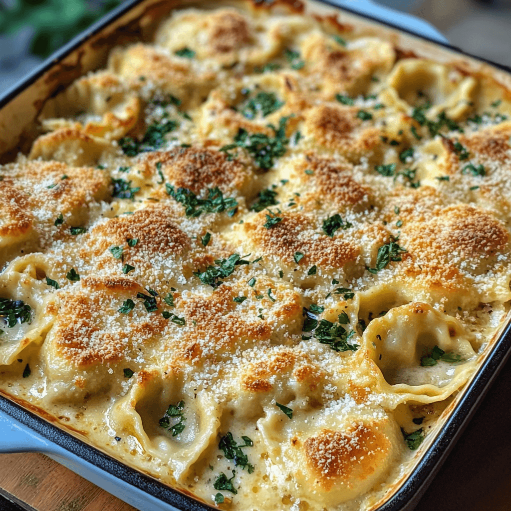 Quick and Cheesy Million Dollar Ravioli Casserole Recipe