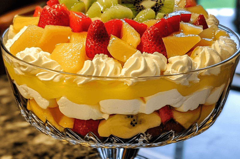 The Best Vibrant Fresh Fruit Trifle You’ll Ever Make
