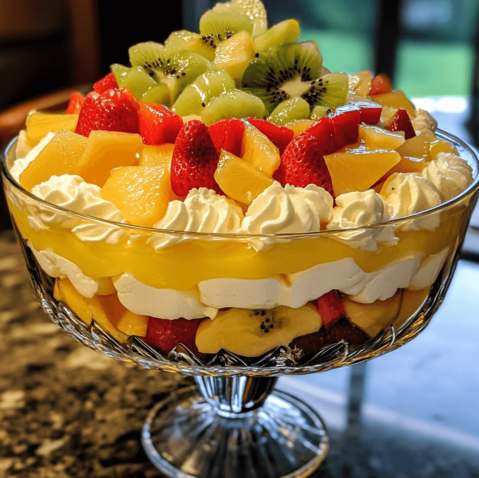 The Best Vibrant Fresh Fruit Trifle You’ll Ever Make