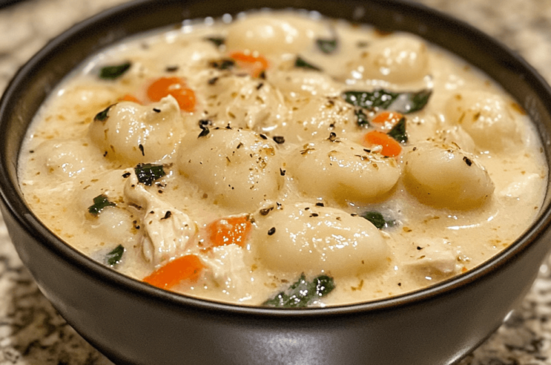 How to Make Olive Garden Chicken Gnocchi Soup at Home