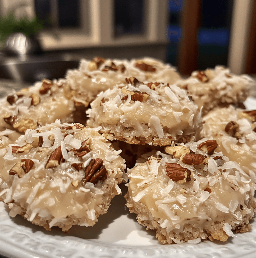 How to Make No-Bake Coconut Pecan Praline Cookies