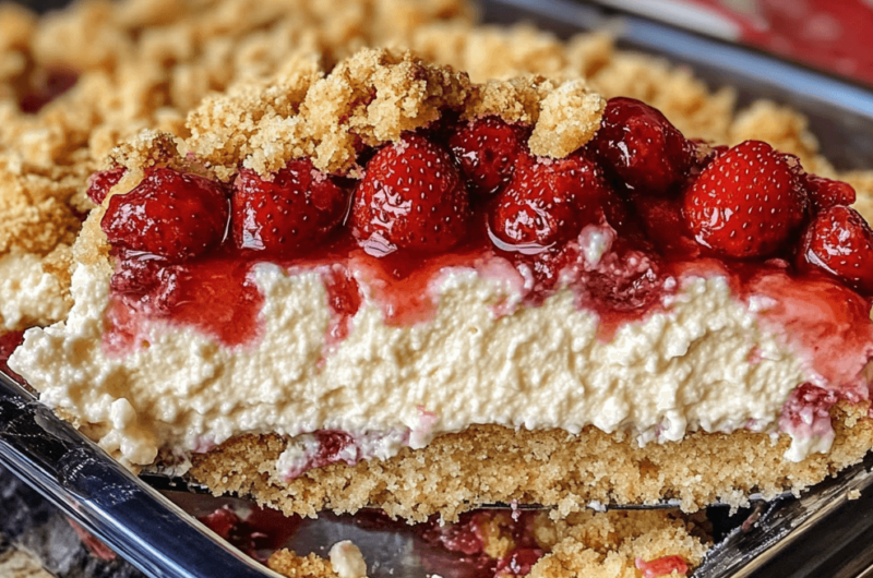 Strawberry Cheesecake Dump Cake: A No-Fuss Dessert Everyone Will Love