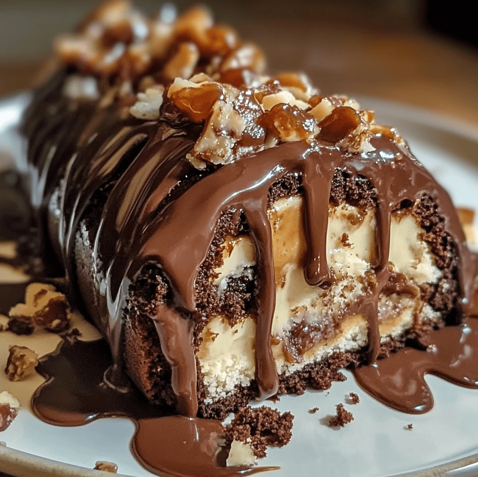Gooey Chocolate Caramel Turtle Cake Roll: A Decadent Dessert You’ll Love