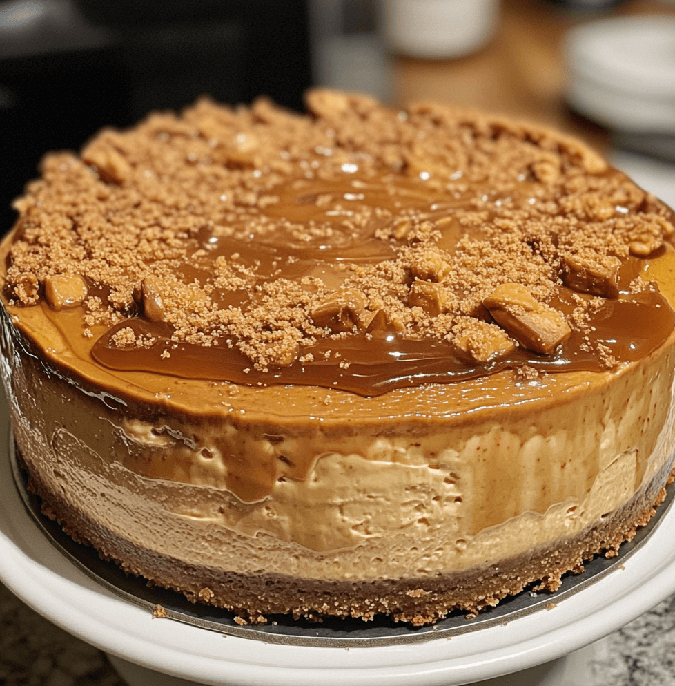 How to Make Salted Caramel Biscoff Cheesecake at Home