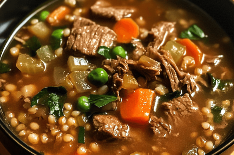 How to Make the Best Beef Barley Soup from Scratch