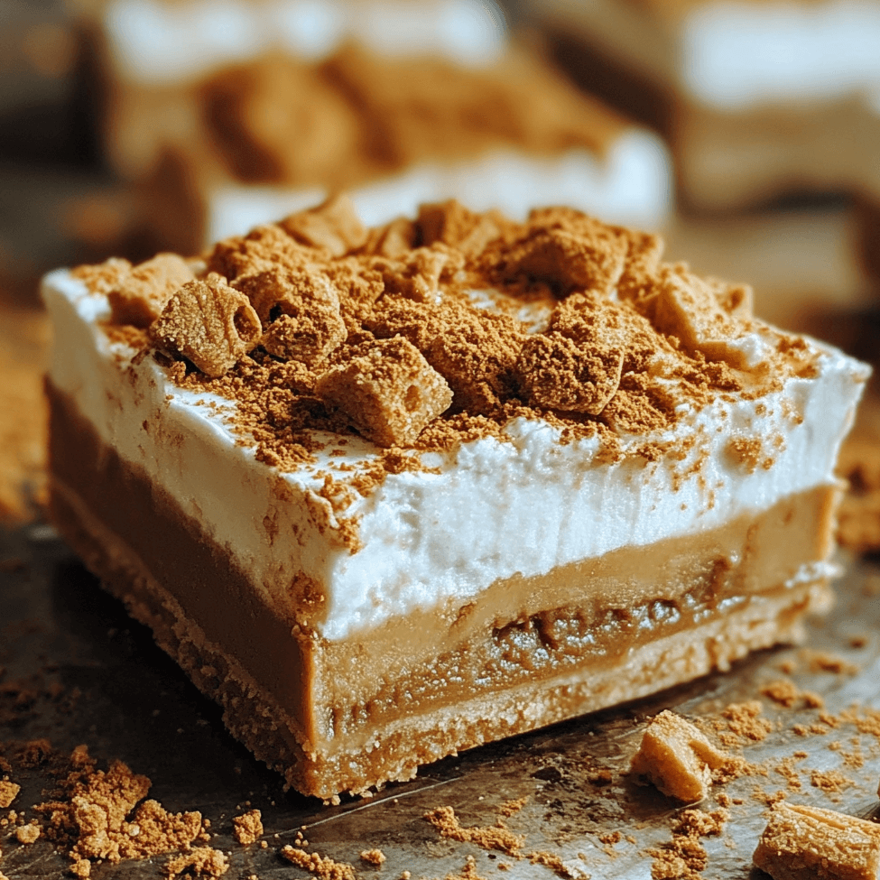 How to Make No-Bake Lotus Biscoff Pie Bars