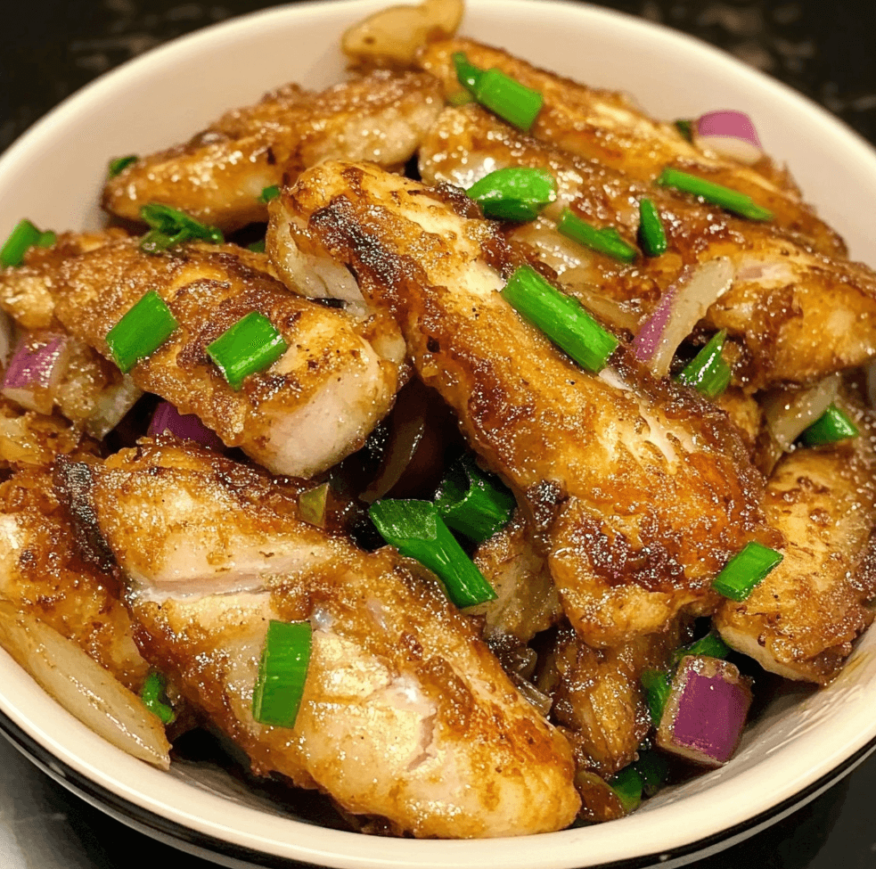 The Best Ginger Onion Fried Sea Bass You’ll Ever Taste