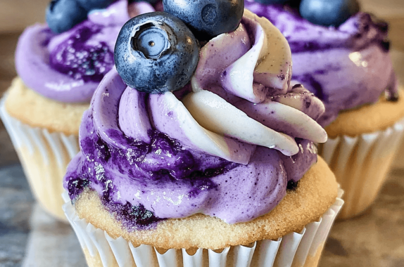 Refreshing Blueberry Ice Cream Cupcakes: Your New Go-To Summer Dessert