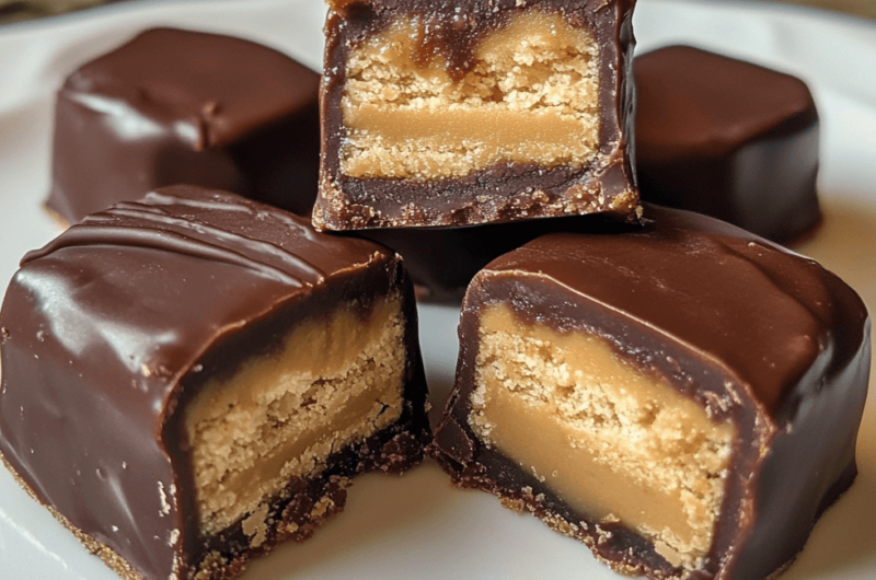 How to Make Homemade Twix Bites