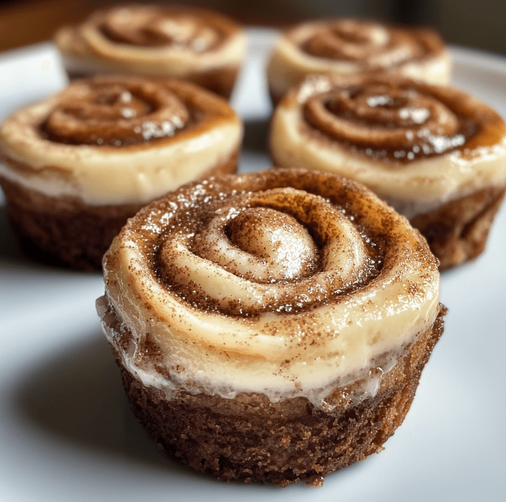 Cinnamon Roll Mini Cheesecakes: Your New Go-To Mini Dessert Recipe