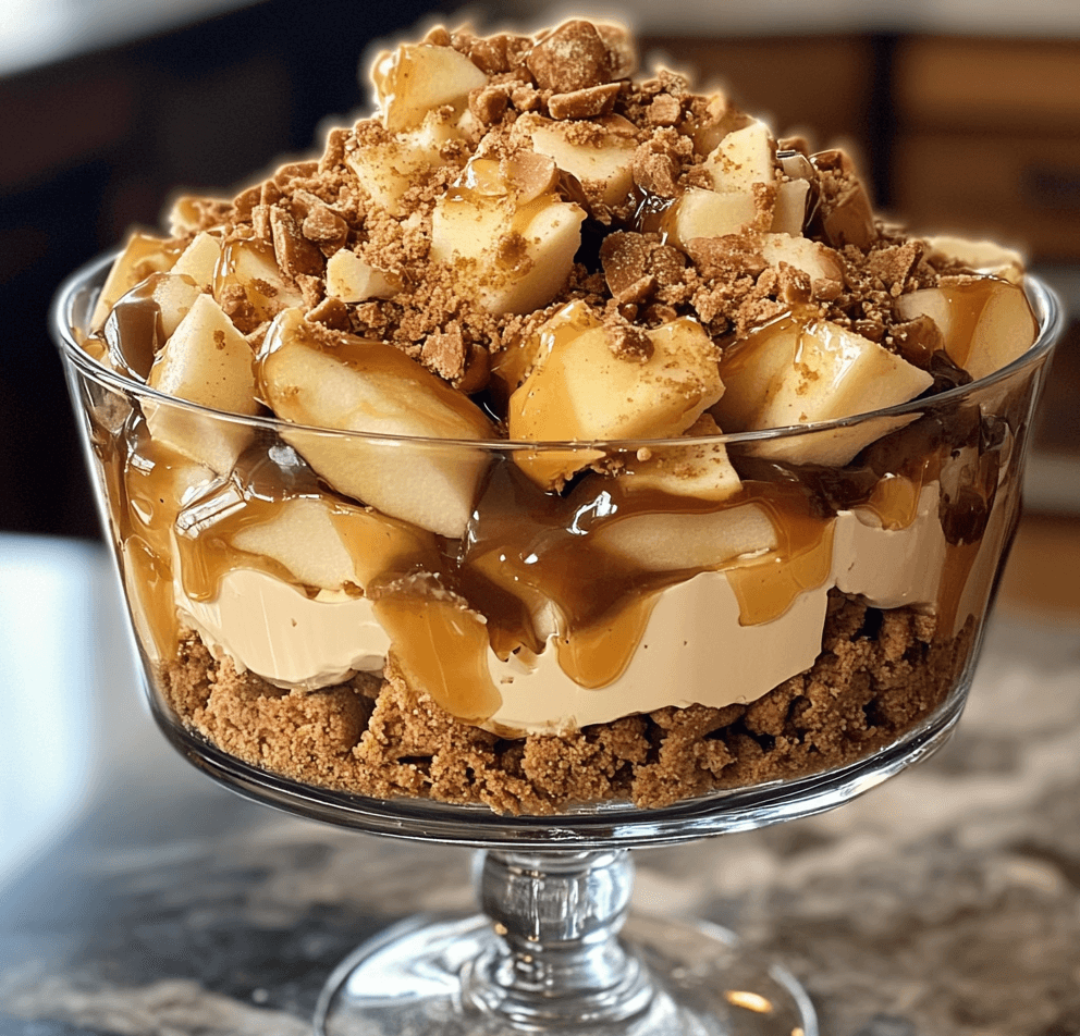 Cookie Dough & Caramel Apple Trifle: The Ultimate Fall Dessert
