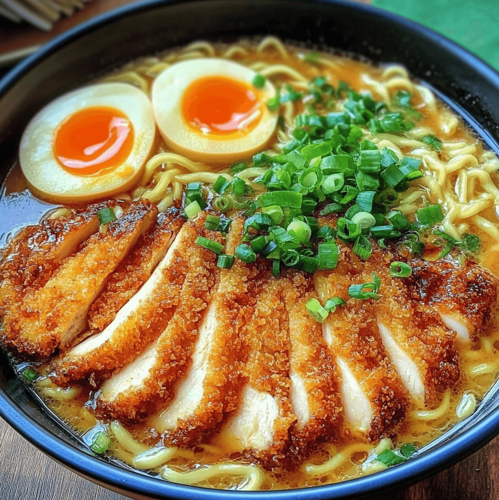 How to Make Miso Ramen with Chicken Katsu