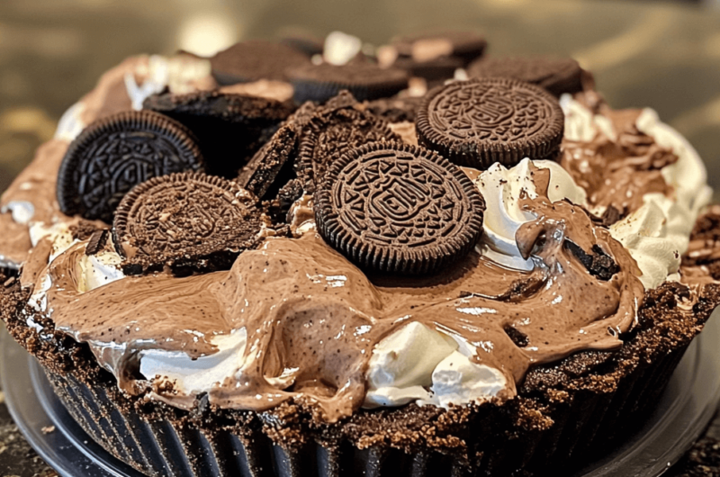 How to Make a No-Bake Oreo Mud Pie 