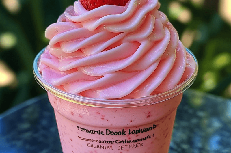 Quick and Simple Strawberry Dole Whip for a Refreshing Snack