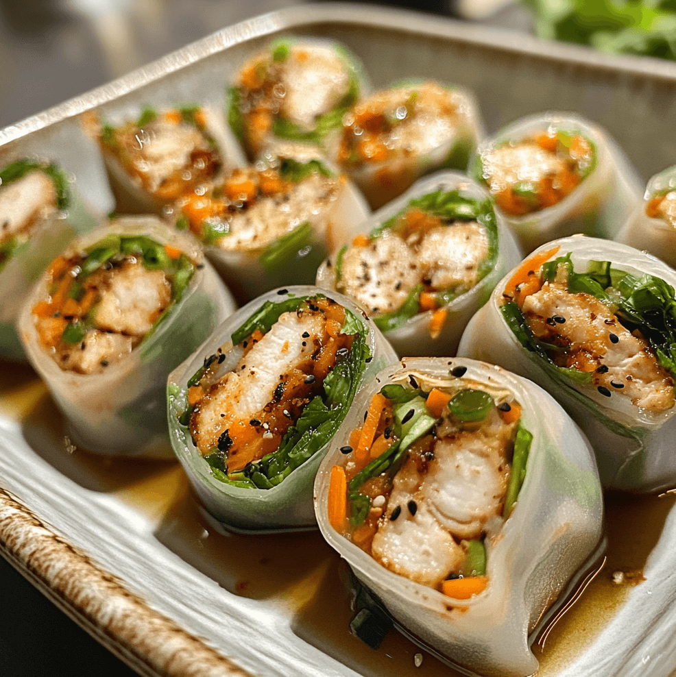 Homemade Chicken Spring Rolls: Better Than Takeout!