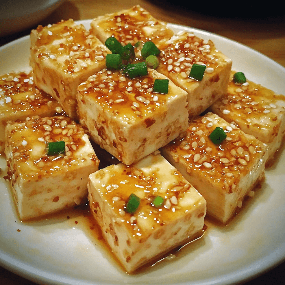 Homemade Tofu with Garlic Sauce: Healthy, Flavorful, and Easy to Make