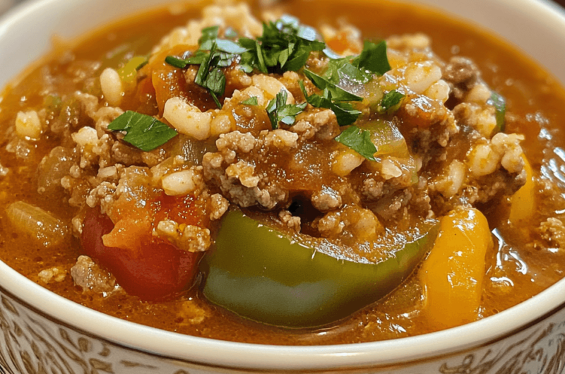 The Best Stuffed Pepper Soup You’ll Ever Taste