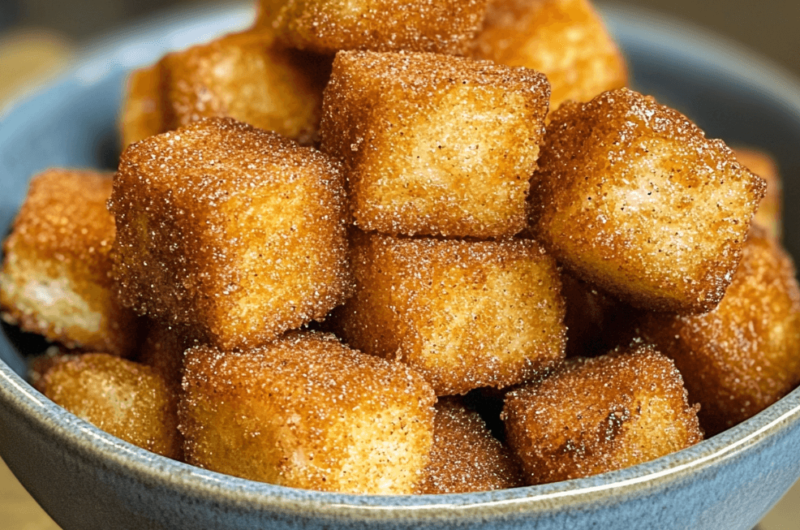 How to Make Air Fryer Cinnamon Sugar Pretzel Bites