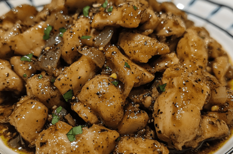 How to Make Black Pepper Chicken at Home