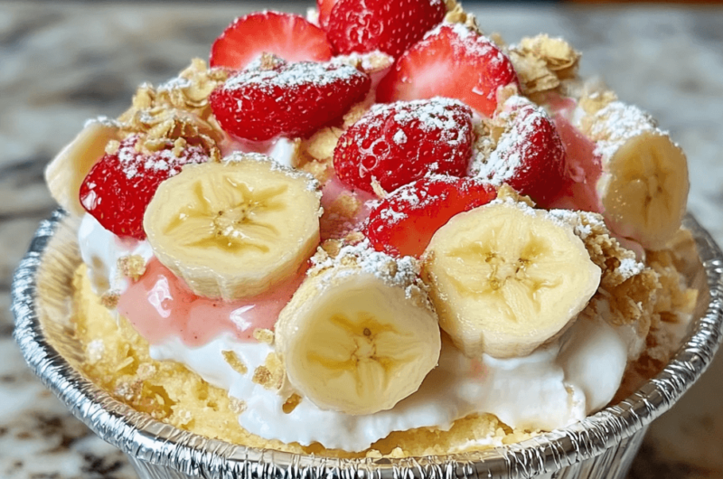 The Best Strawberry Cheesecake Banana Pudding You’ll Ever Try