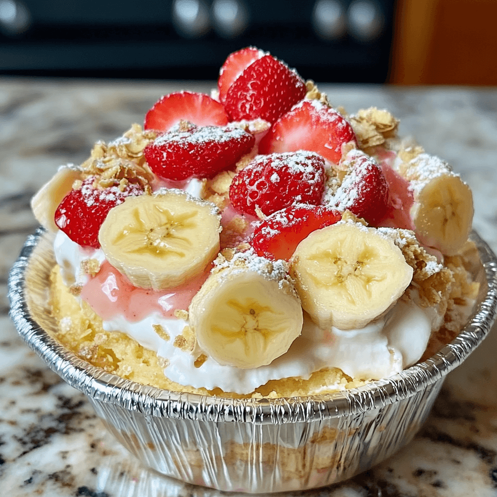 The Best Strawberry Cheesecake Banana Pudding You’ll Ever Try