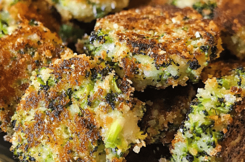 How to Make Crispy Broccoli Parmesan Fritters