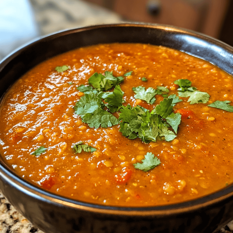 How to Make Red Lentil Soup with North African Spices