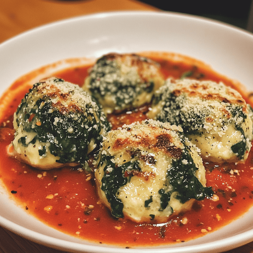 How to Make Spinach and Ricotta Gnudi with Tomato Butter Sauce