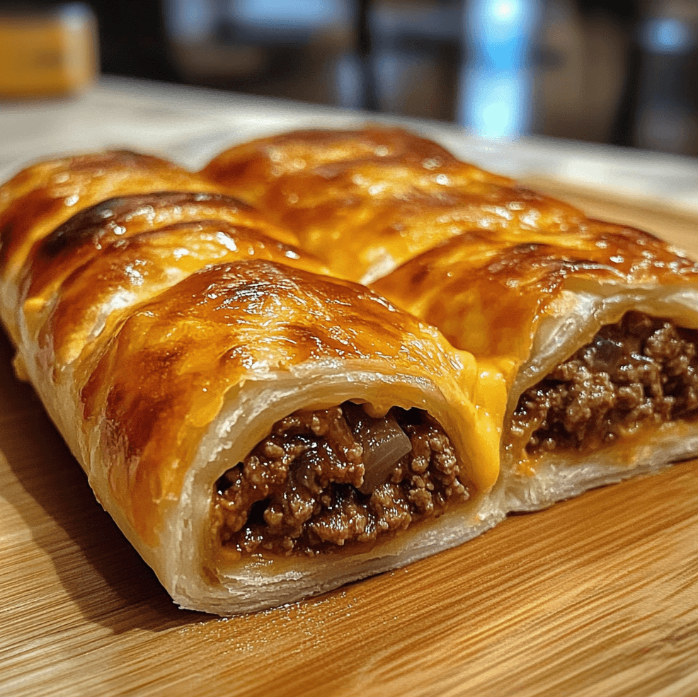 The Best Ground Beef and Cheese Roll You’ll Ever Try