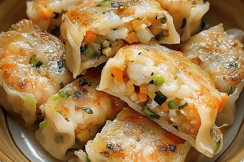 Easy Shrimp and Vegetable Dumplings Recipe for Dumpling Lovers