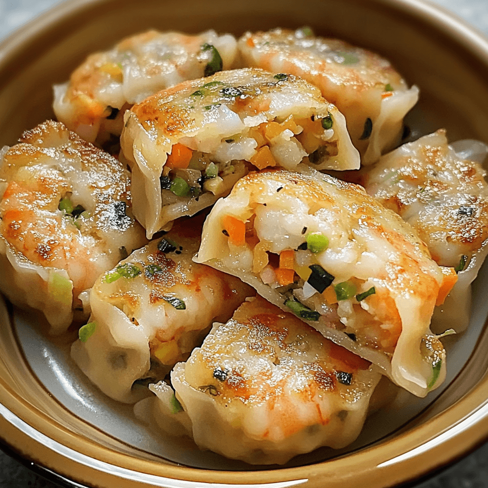 Easy Shrimp and Vegetable Dumplings Recipe for Dumpling Lovers