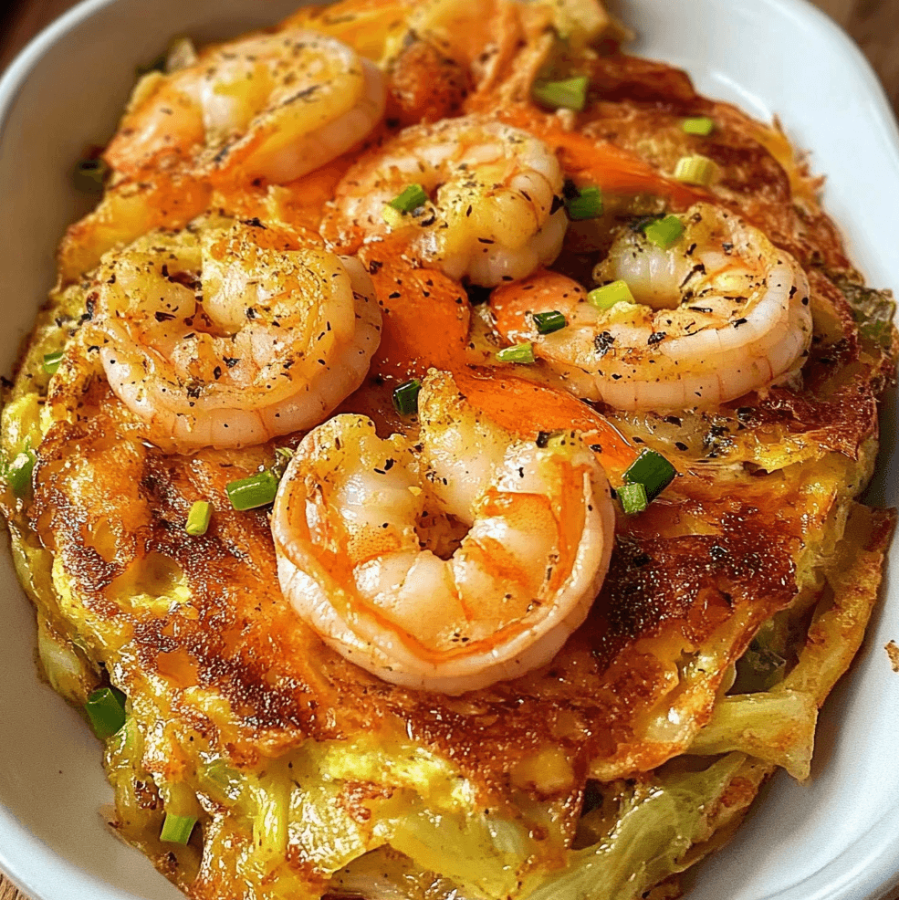 Cabbage Shrimp Omelette: A Low-Carb, High-Protein Dish You’ll Love