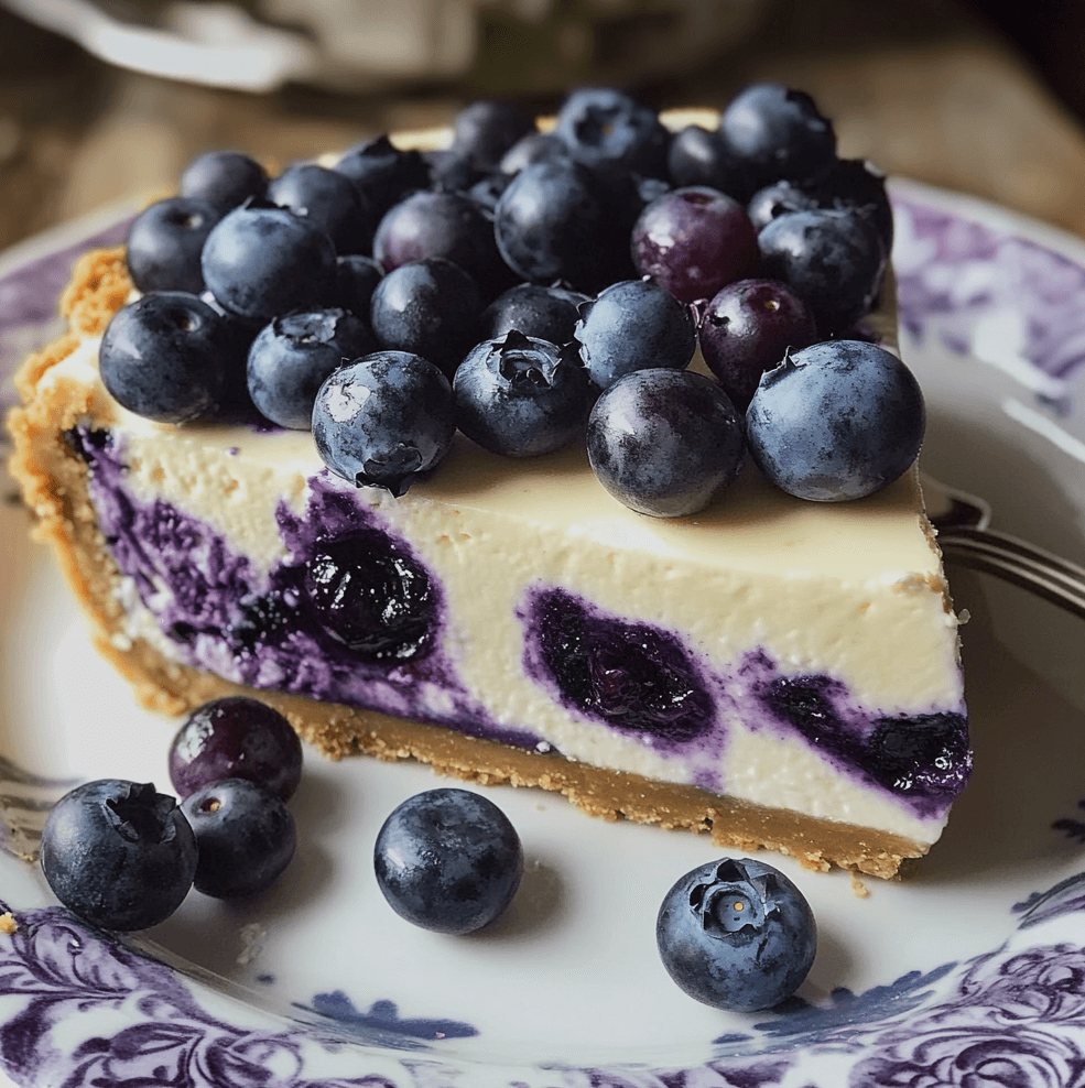 How to Make an Elegant White Chocolate Blueberry Cheesecake