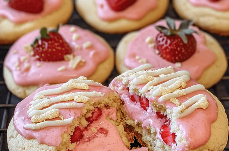 The Best Strawberry Cheesecake Cookies You’ll Ever Bake