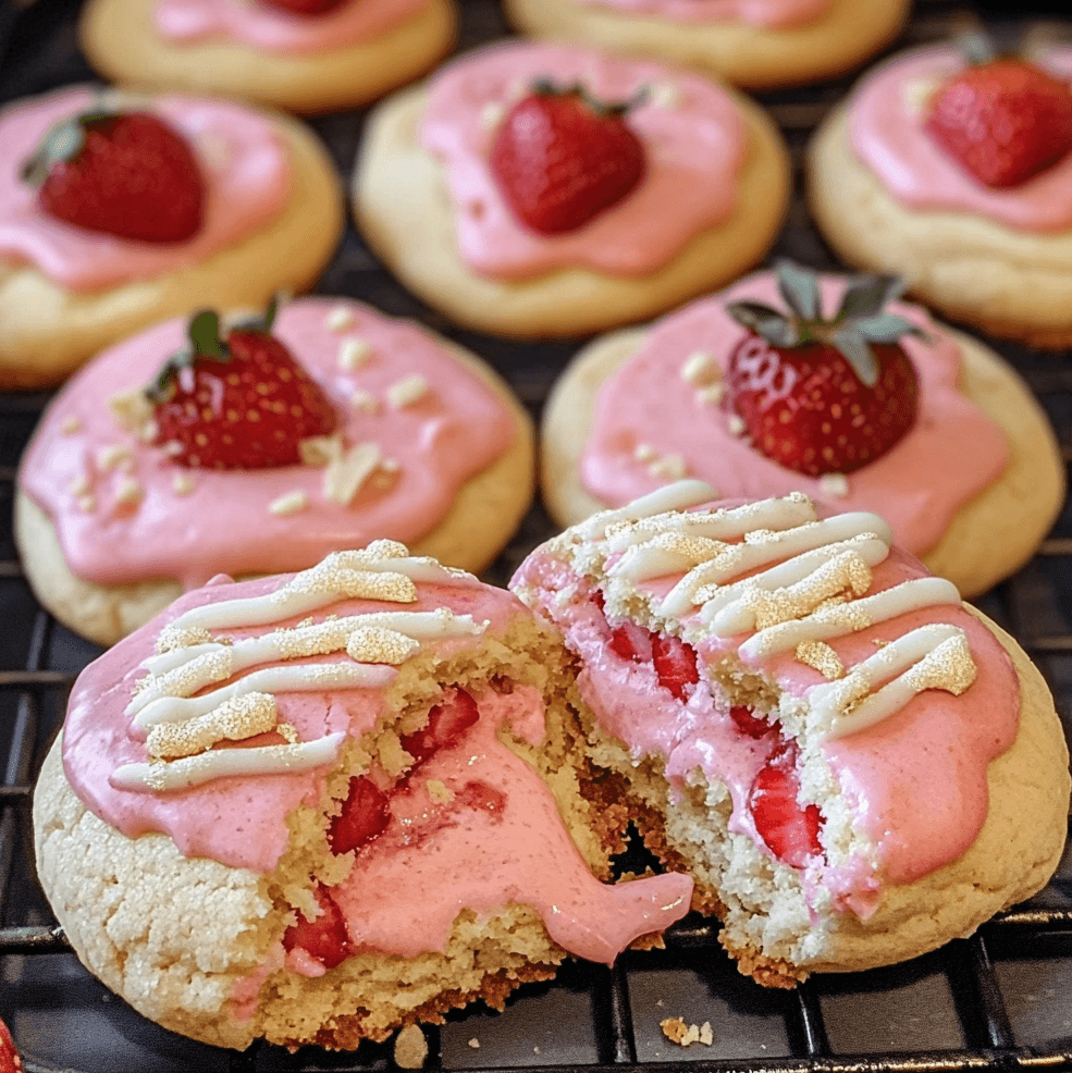 The Best Strawberry Cheesecake Cookies You’ll Ever Bake