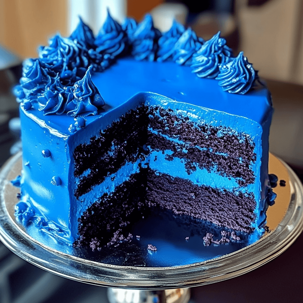 Blue Velvet Cake: A Unique and Eye-Catching Dessert for Cake Lovers