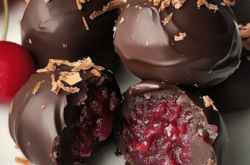 How to Make Cherry Mash Truffles
