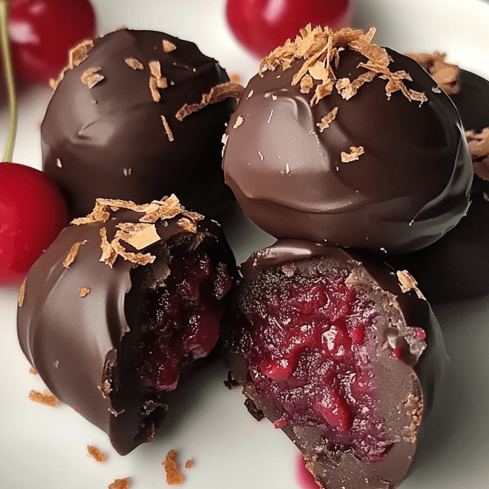 How to Make Cherry Mash Truffles