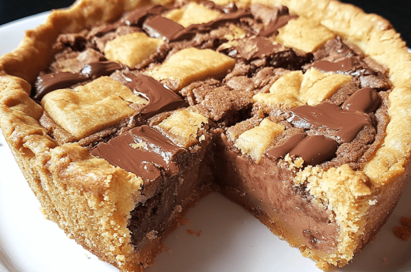 Nutella Cookie Pie: The Ultimate Gooey and Chocolatey Dessert