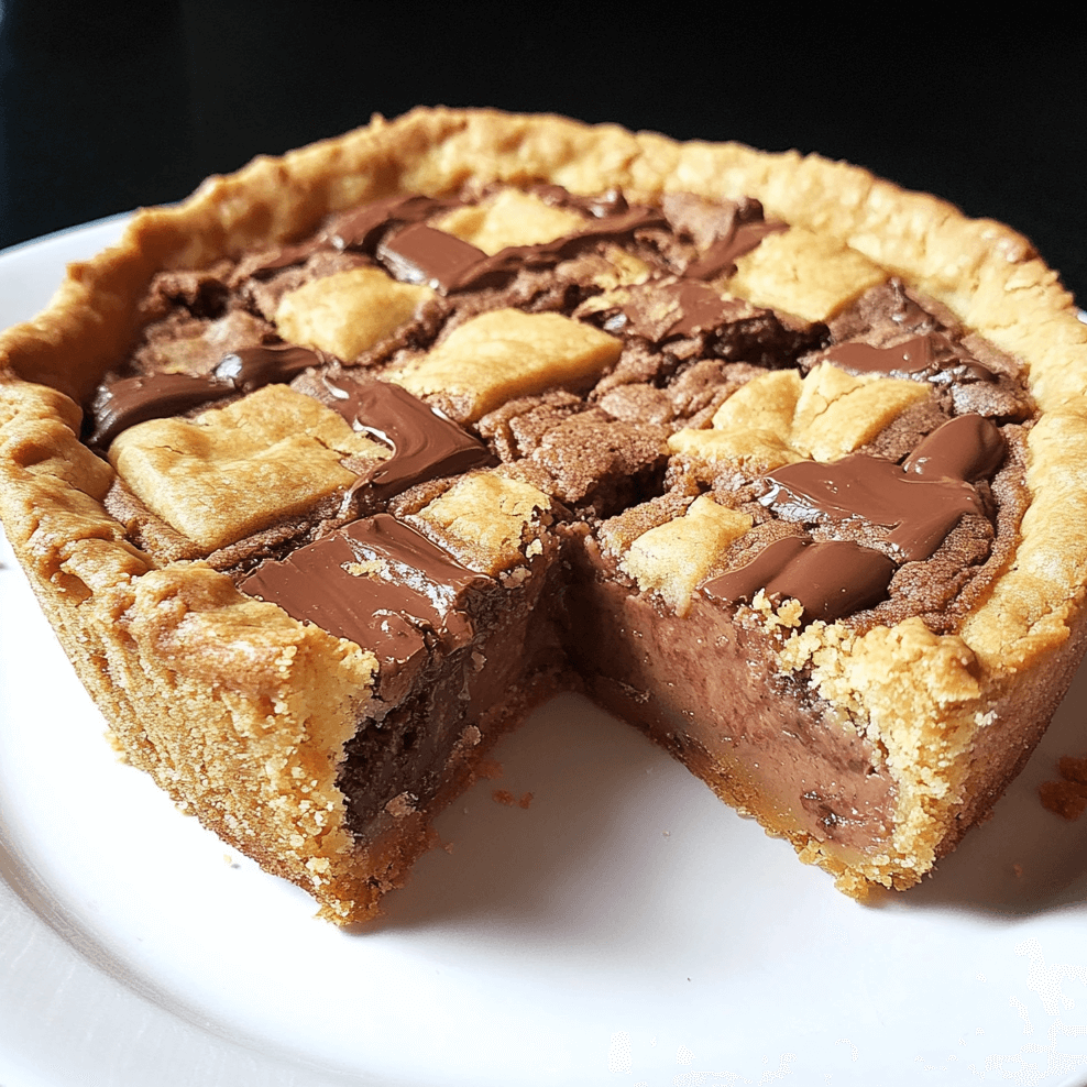 Nutella Cookie Pie: The Ultimate Gooey and Chocolatey Dessert