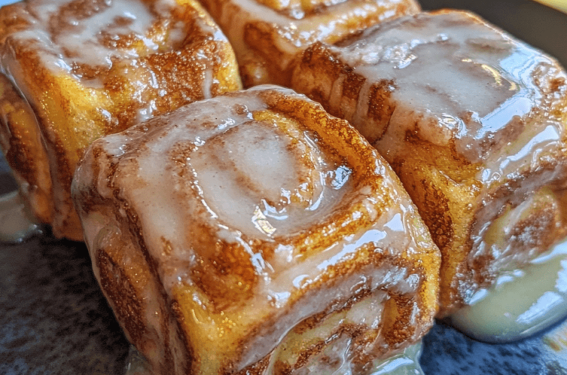 How to Make Cinnamon Roll French Toast Roll-Ups