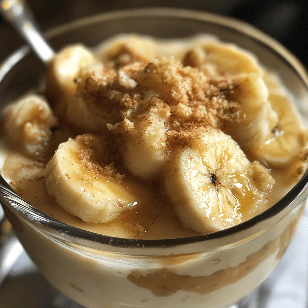 The Ultimate Banana Foster Pudding – Rich, Creamy & Irresistible