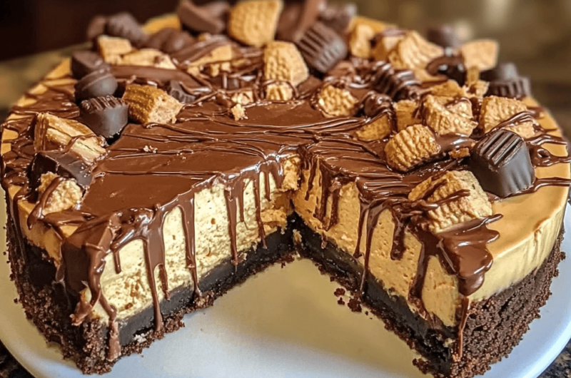 How to Make a Mouth-Watering Reese’s Peanut Butter Cup Cheesecake